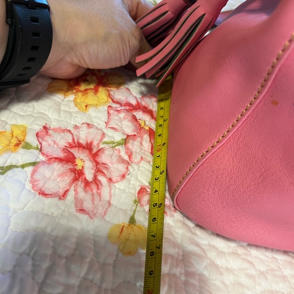 Dooney & Bourke Pink Leather Tote Bag - Picture 11 of 14